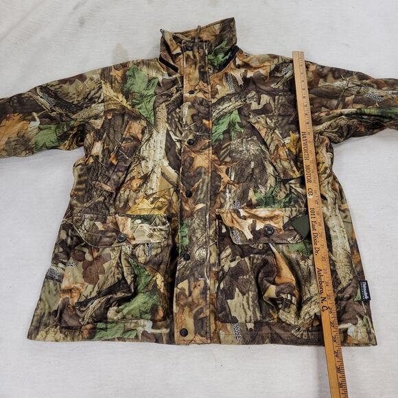 Vintage Field & Stream Jacket Mens Sz Medium Hunting Camo Grunge Y2k Woodlands - Picture 7 of 16